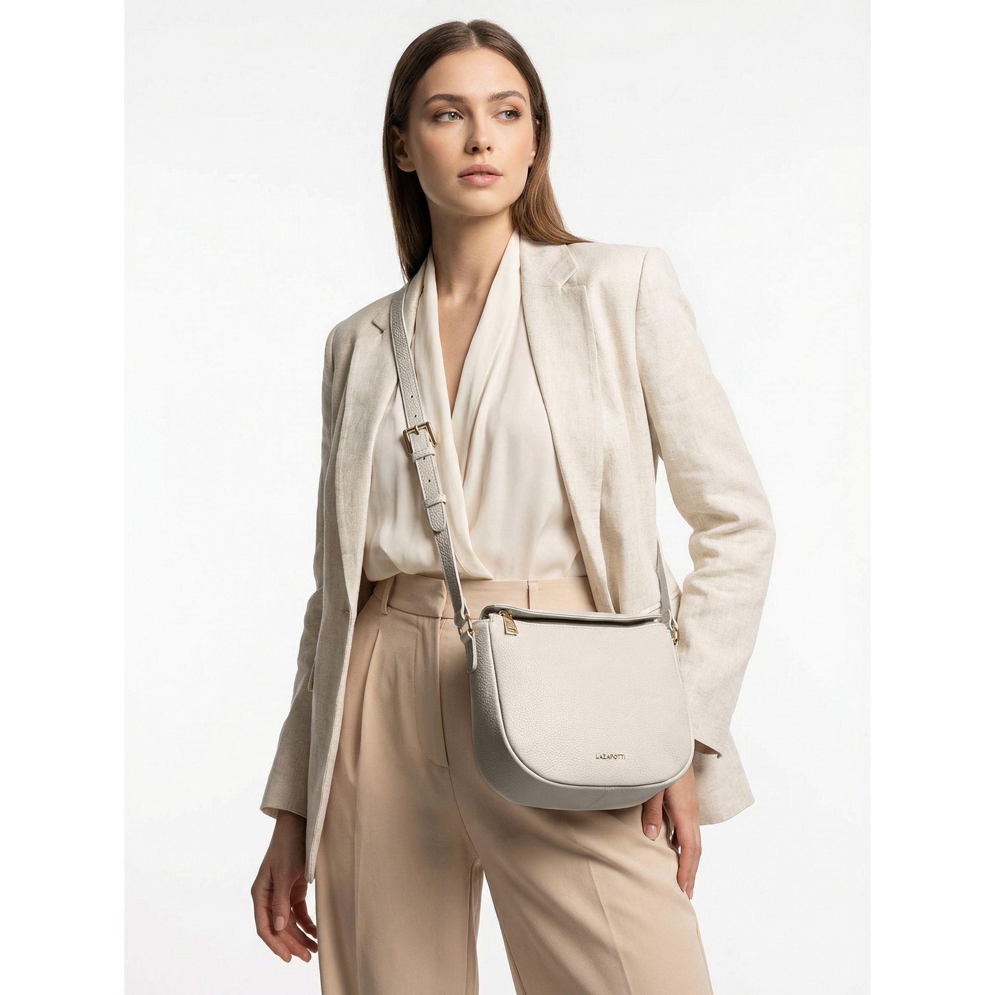 Lazarotti Umhängetasche Bologna Leather, Leder