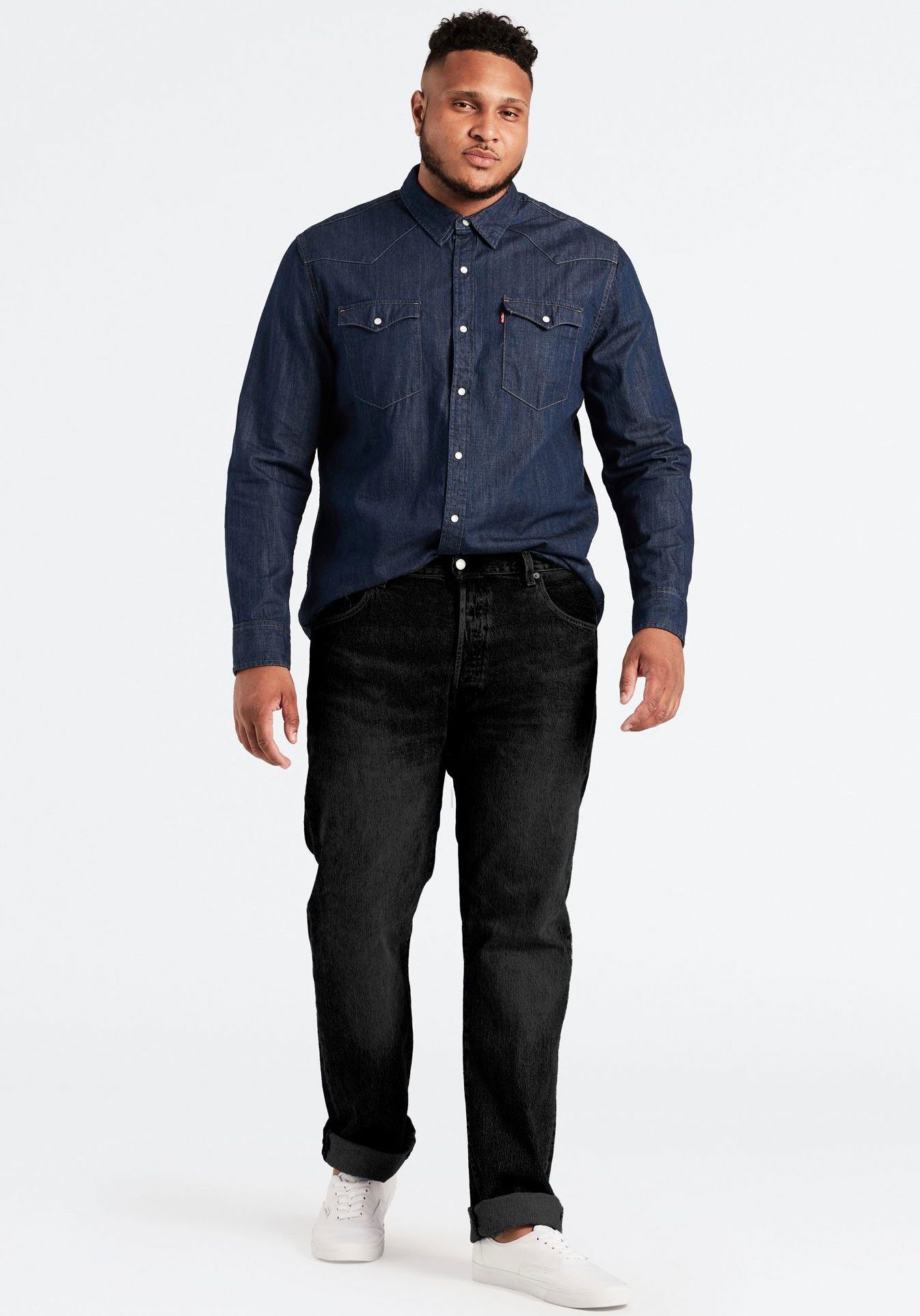 Levi's® Plus Tapered-fit-Jeans 502 TAPER B&T für einen lässigen Look