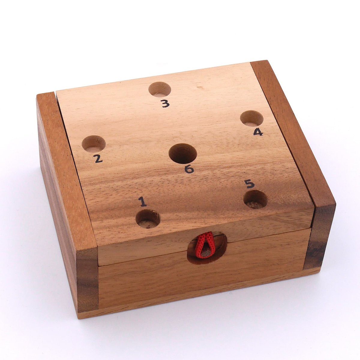 lustiges Regeln, - die Würfelspiel 6 Brettspiel Holz, Spiel, einfache ROMBOL Denkspiele ein Endlich Holzspiel aus