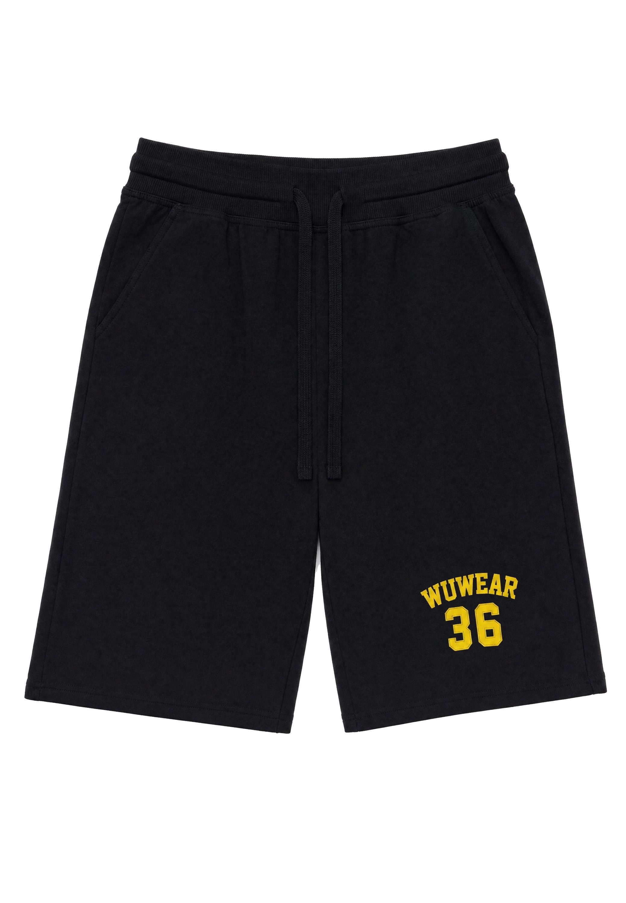 Wu Wear Sweatshorts Wu Wear 36 mit College-Print 36