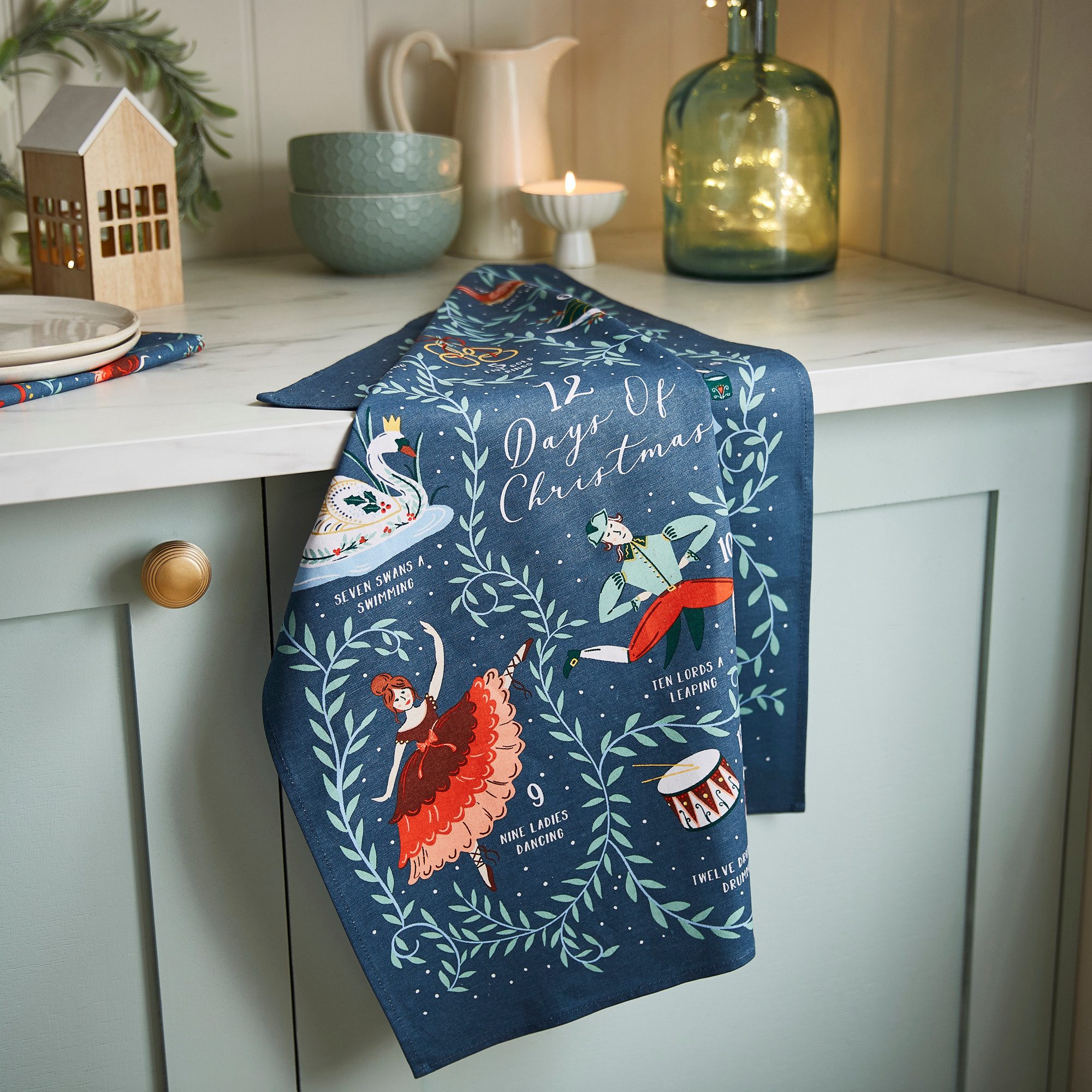 Ulster Weavers Geschirrtuch 12 Days of Christmas, (1-tlg., 1-teilig), 100% günstig online kaufen