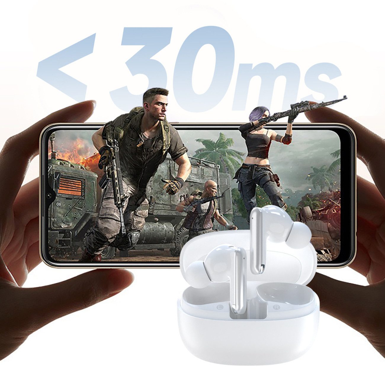 Dudao U21 Bluetooth-Kopfhörer (Google Assistant, Siri, Bluetooth, ANC+ENC, Bluetooth 5.4, Ladeetui)