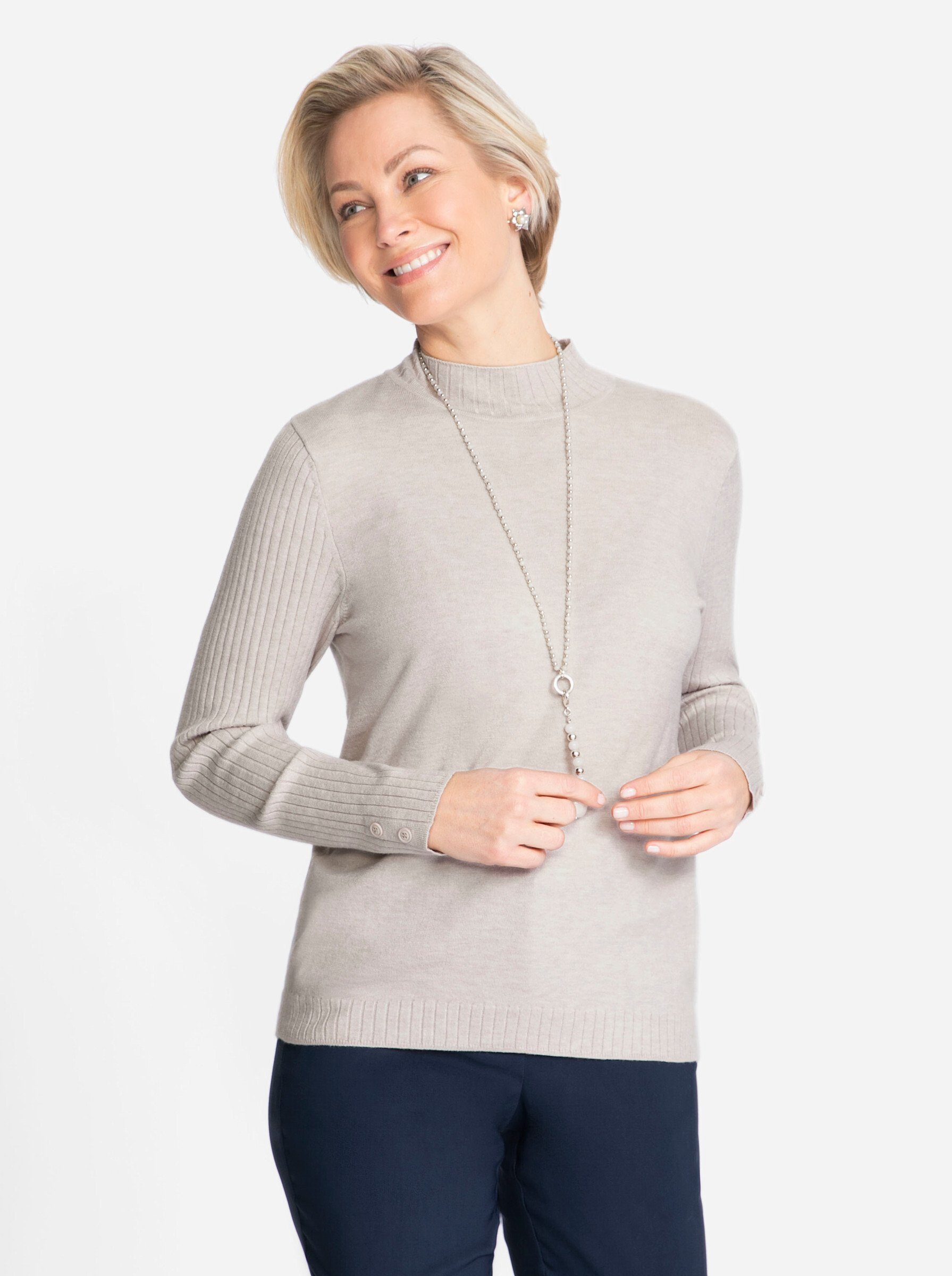 Strickpullover Pullover Langarm Jersey