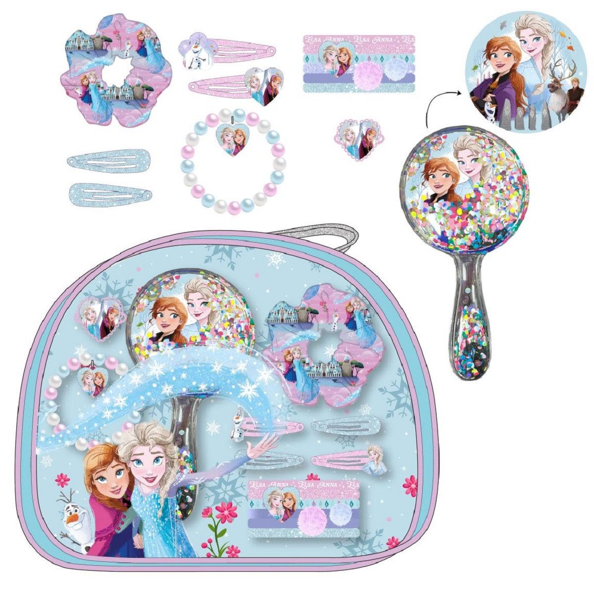 Disney Frozen Beautycase Beauty Spielset für fantasievolle Styling Spiele