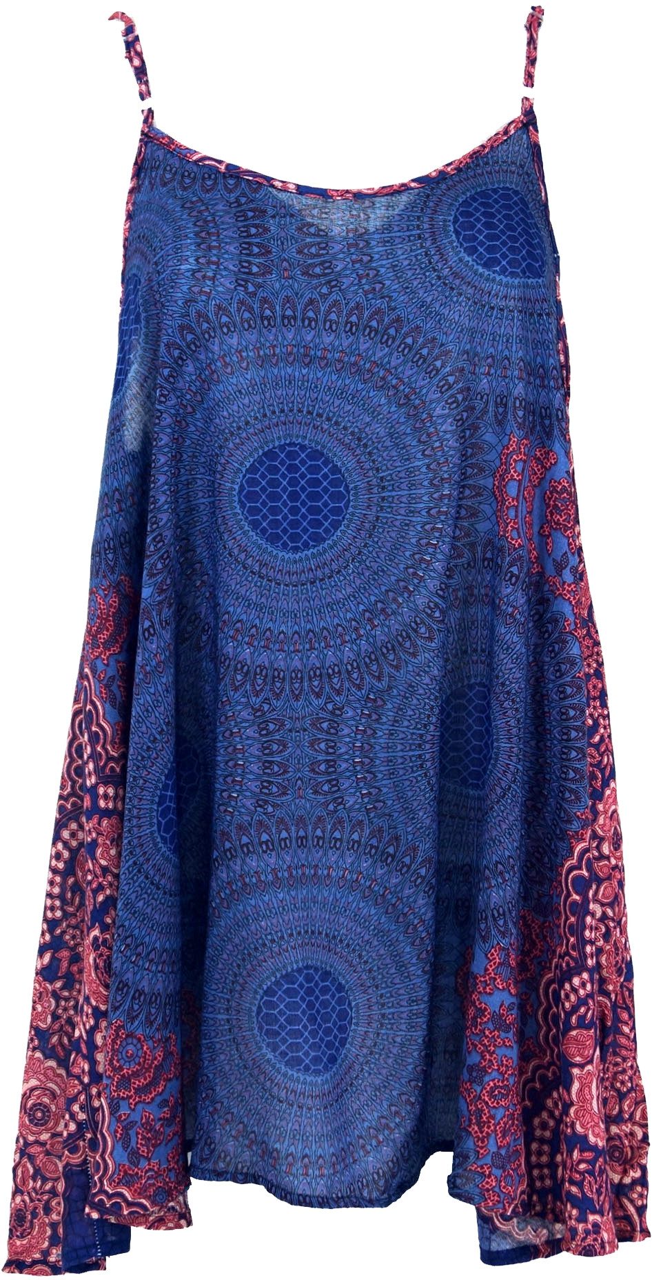 Guru-Shop Midikleid Boho Mandala Minikleid, Trägerkleid,.. günstig online kaufen