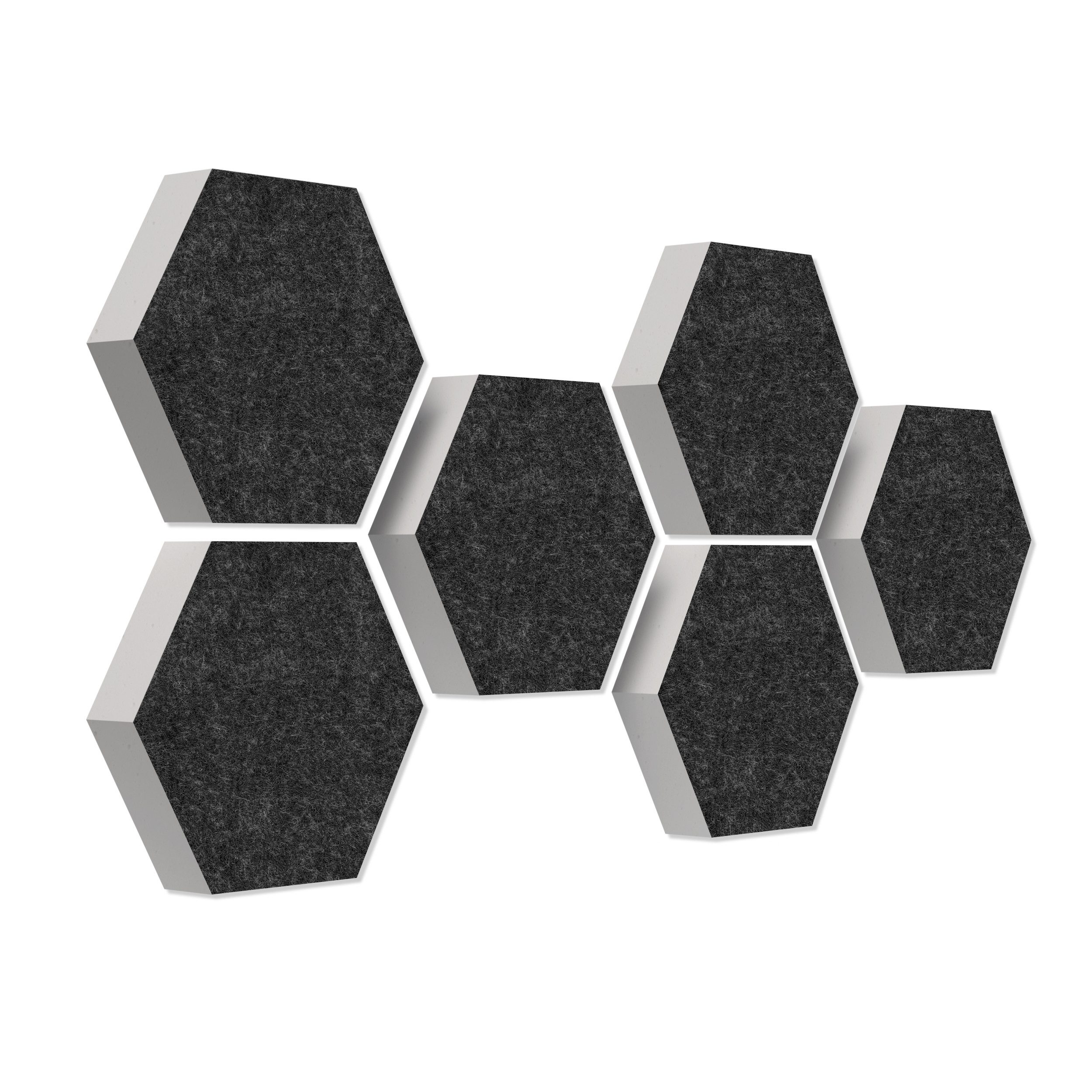 platino24 Akustikplatte 6 Absorber Wabenform Extra aus Basotect ® G+