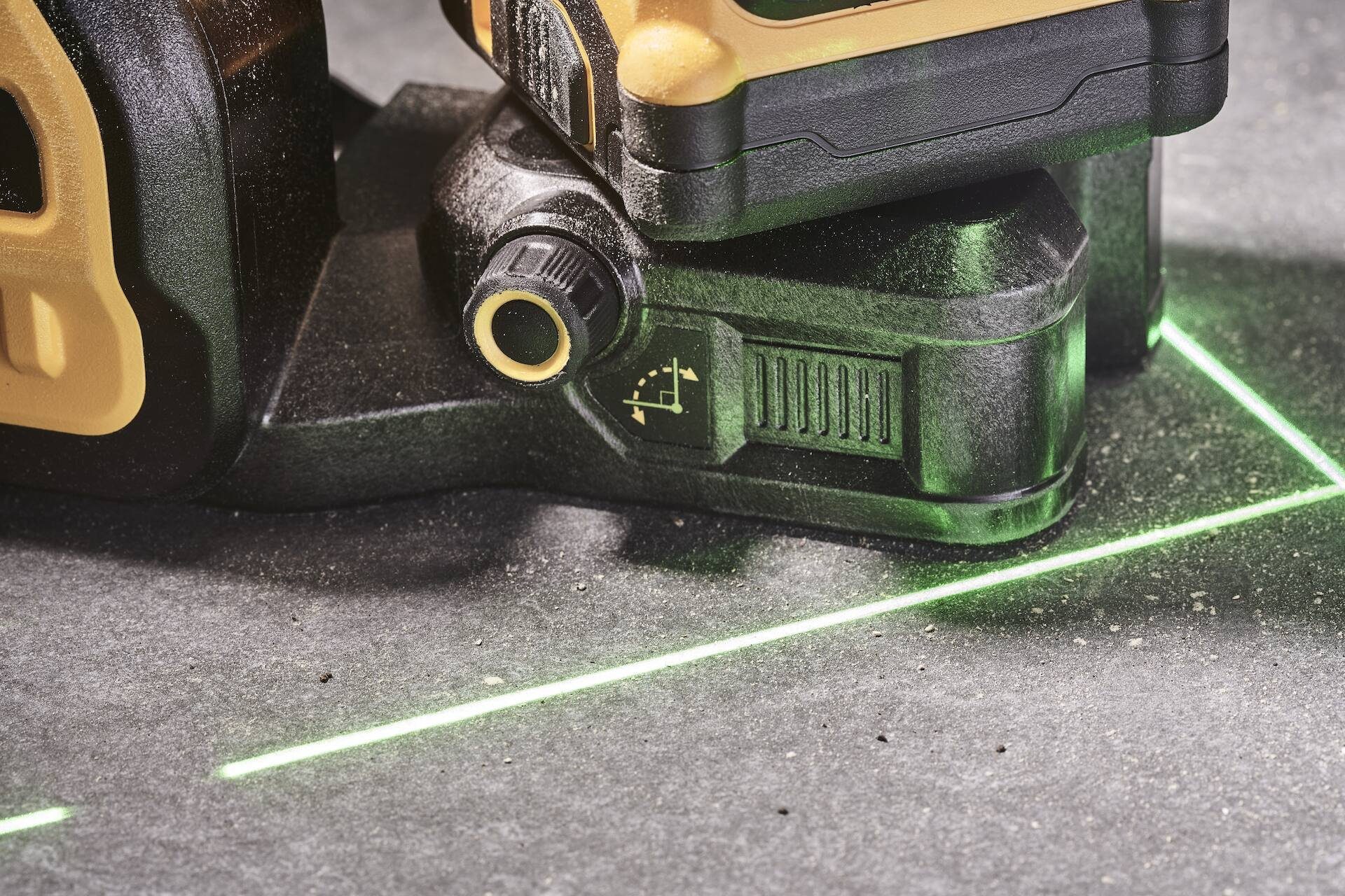DeWalt & Laserkl. T (mit (ohne horiz./2x 2, vert) grün, Basisversion Netzteil), STAK-Box, 360° Akku Kreuzlinienlaser 3x DCE089NG18-XJ Multilinien-Laser (1x