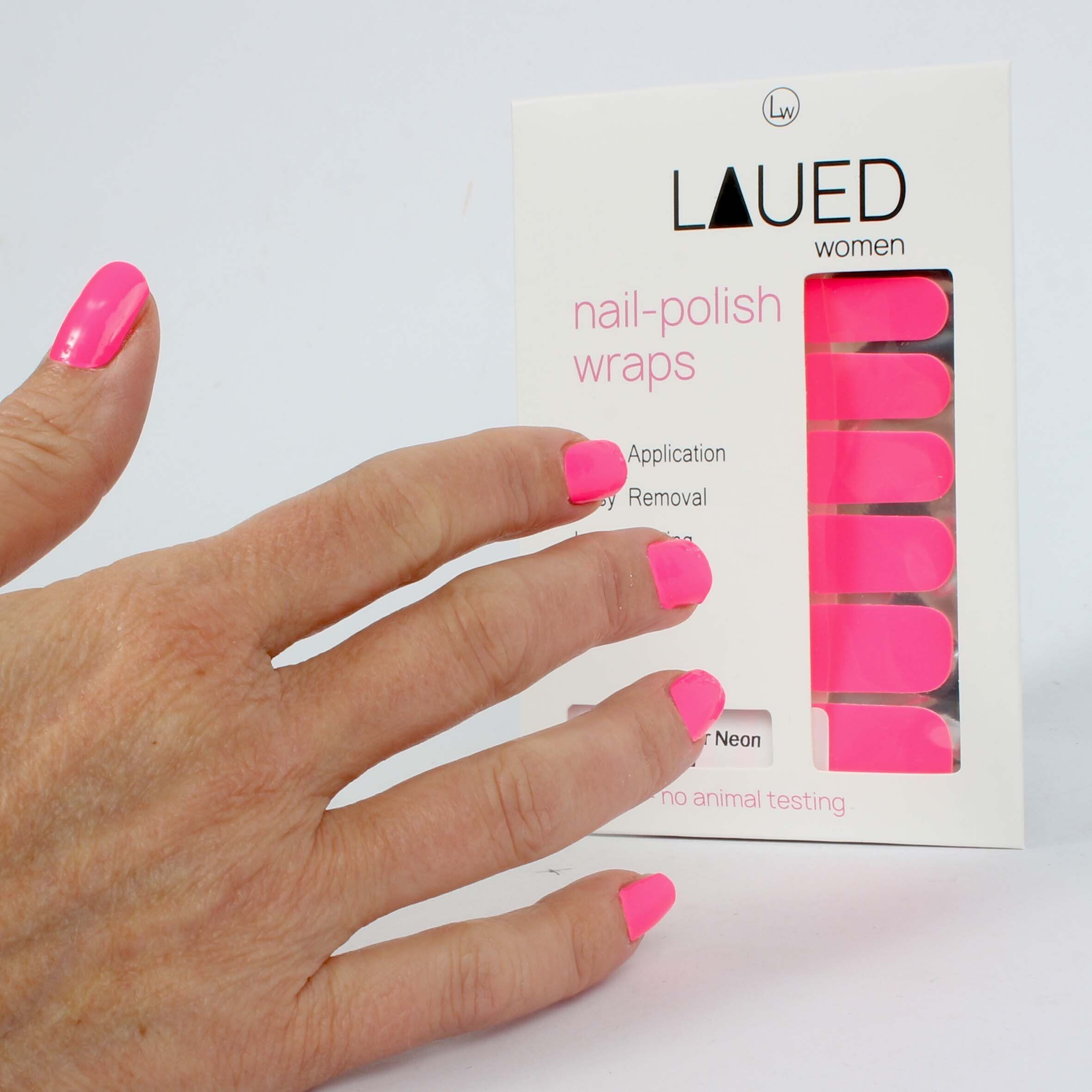 LAUED Nagellack Produktion SEDEX) Material (SGS und / solid (FSC) zertifizierter neon, Pink Panther aus