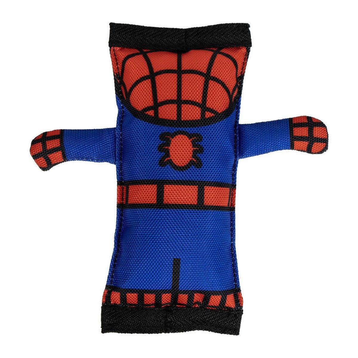 Spiderman Tierball Hundespielzeug mit Quietscher – Weiches Polyester für Spielspaß