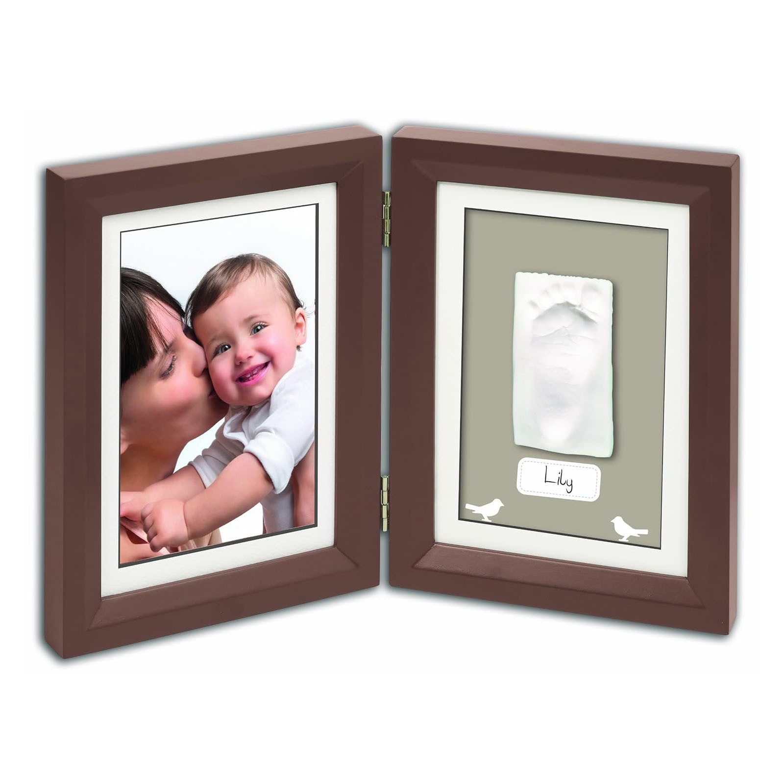 BABY ART Handabdruck-Set Baby Hand & Fuß Gipsabdruck Fußabdruck Handabdruck, Komplettset mit Bilderrahmen