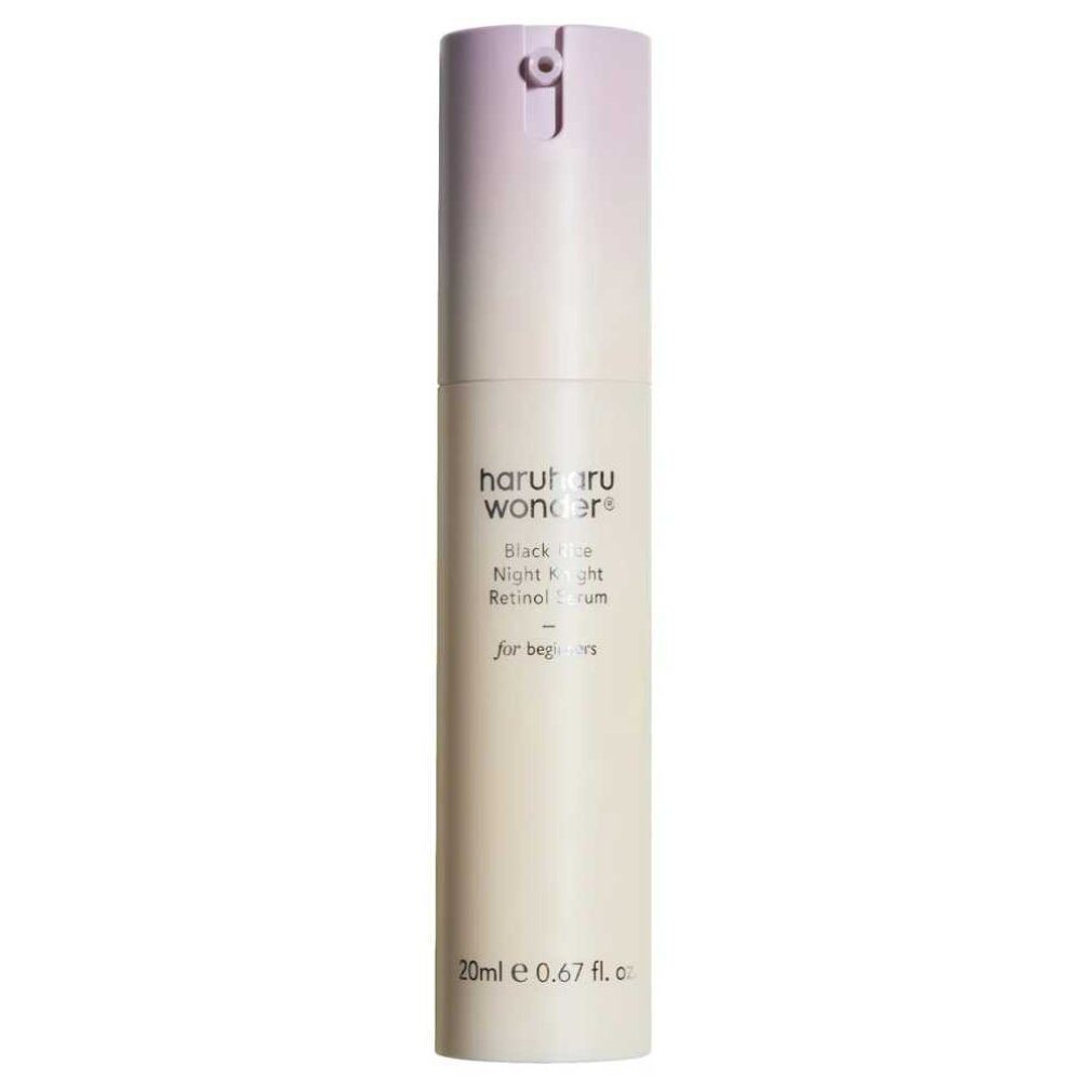 haruharu wonder Gesichts-Reinigungsfluid Nachtserum mit Retinol Black Rice (Night Knight Retinol Serum) 20 ml