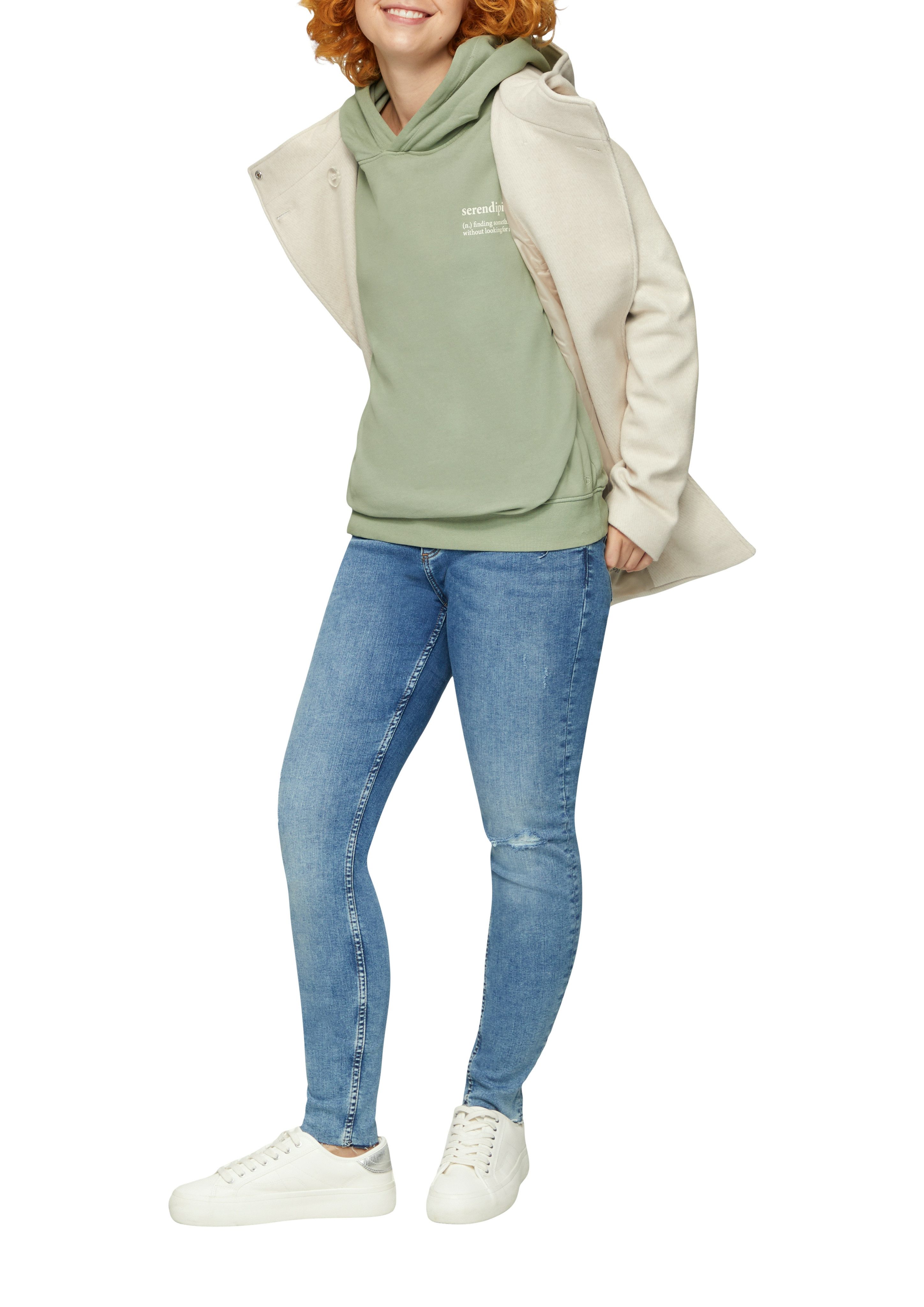 QS Hoodie mit Kapuze günstig online kaufen