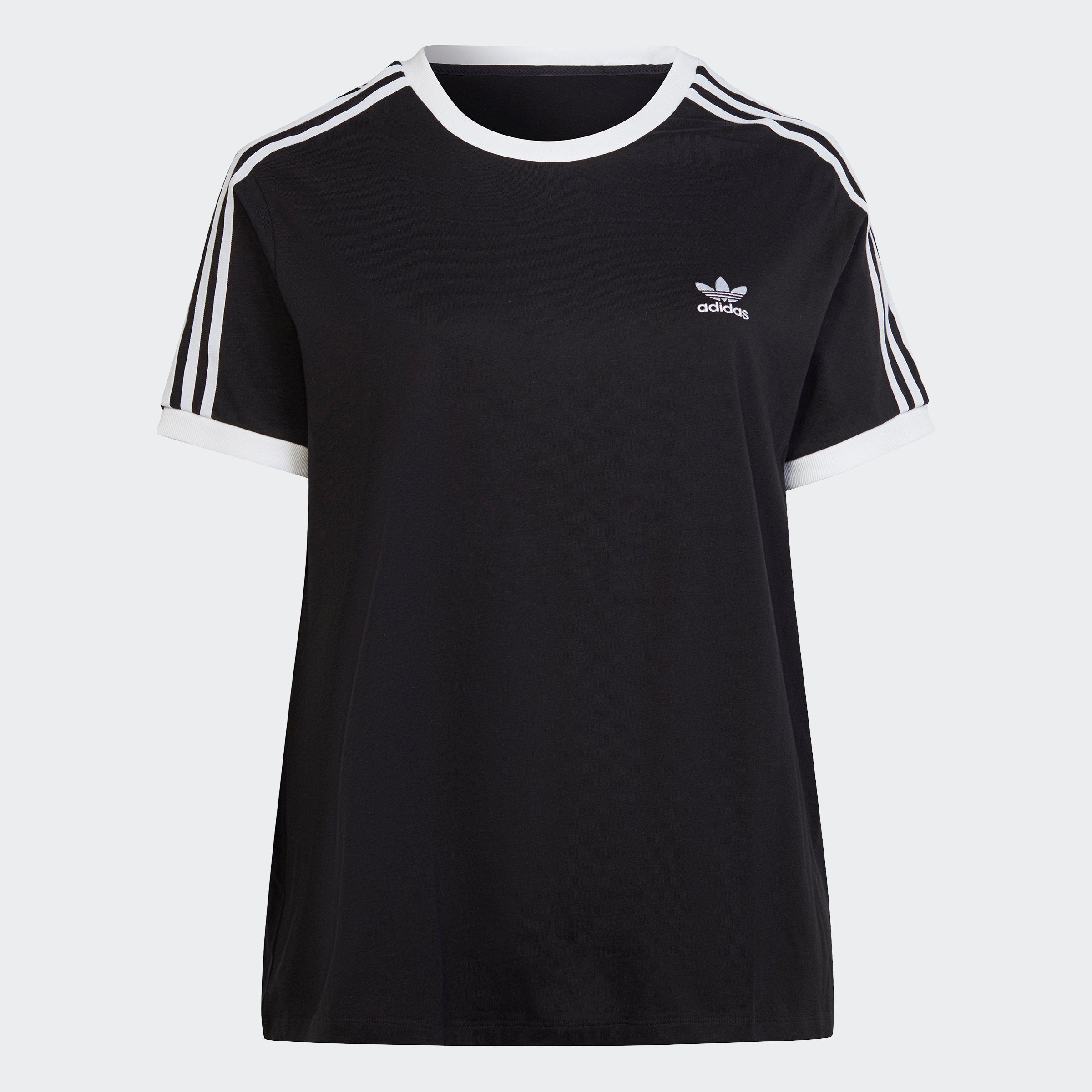 adidas Black – GRÖSSEN Originals 3-STREIFEN T-Shirt GROSSE ADICOLOR CLASSICS