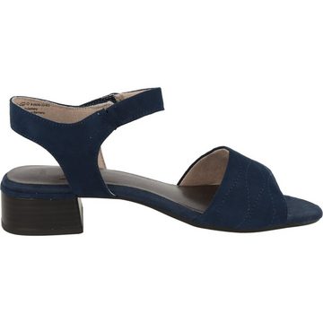 Jana Schuhe H-Weite Sommer Absatzsandalen 8-28260-20 Navy Riemchensandale