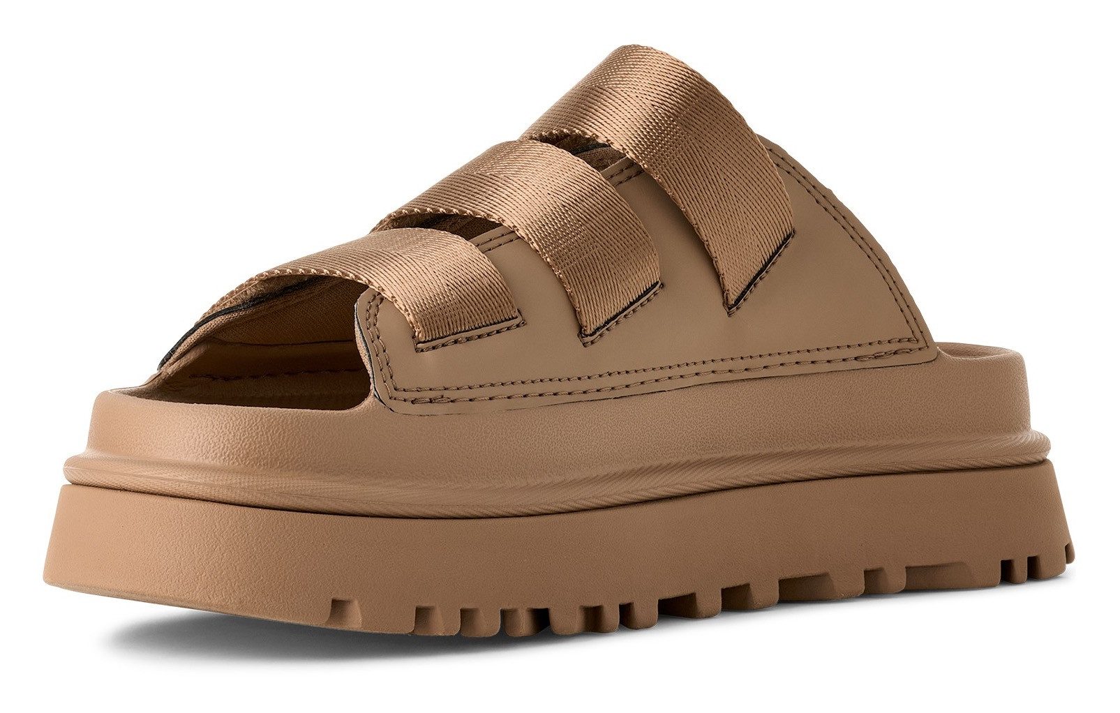 UGG GOLDENGLOW SLIDE Pantolette, Plateauschuh, Sandale, Flats mit Fußbett günstig online kaufen