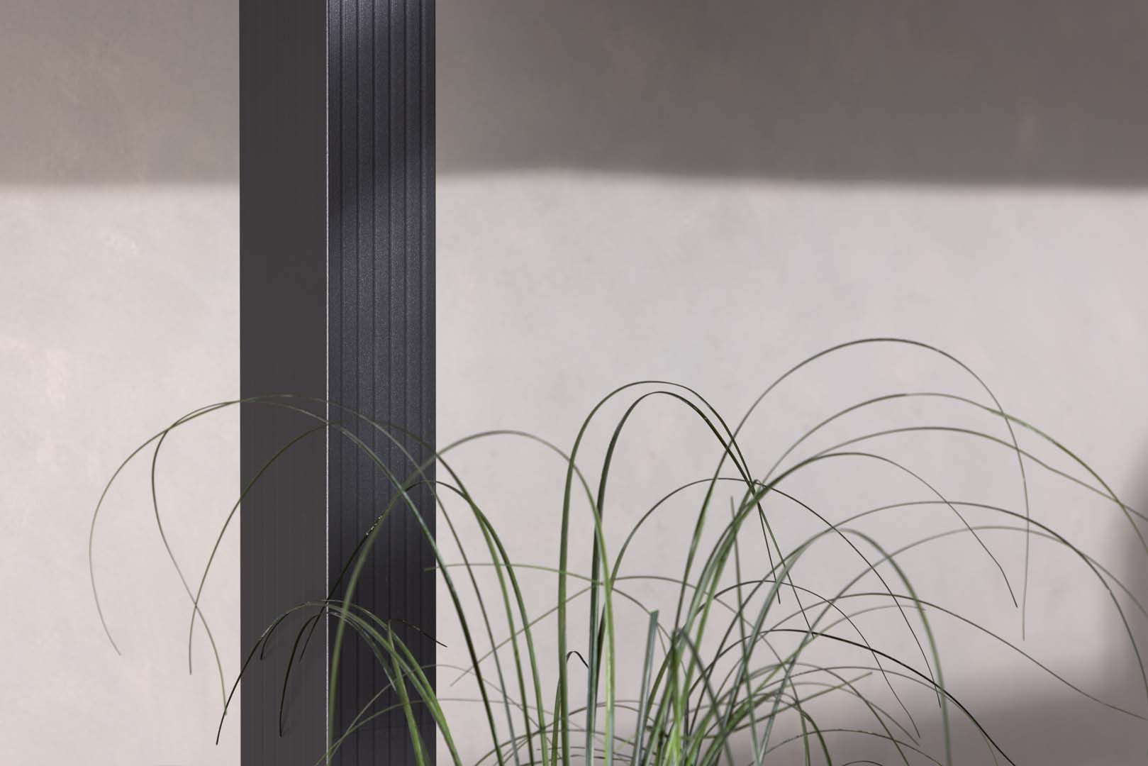 ebuy24 Sonnenschirm Lazio Pergola grau.