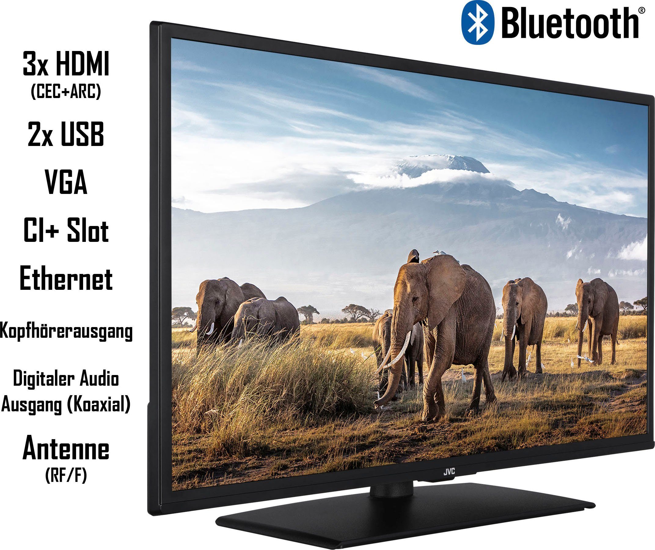 ready, (80 cm/32 Zoll, HD JVC Smart-TV) LT-32VH5157 LED-Fernseher