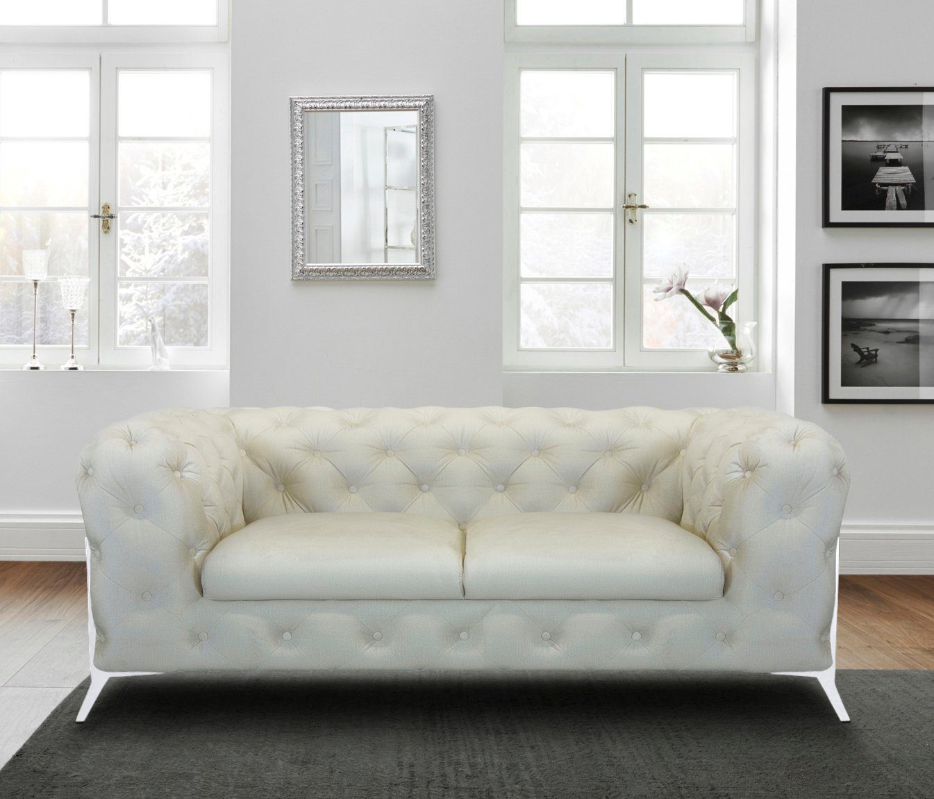 Leonique Chesterfield-Sofa Amaury, aufwändige Knopfheftung, moderne günstig online kaufen