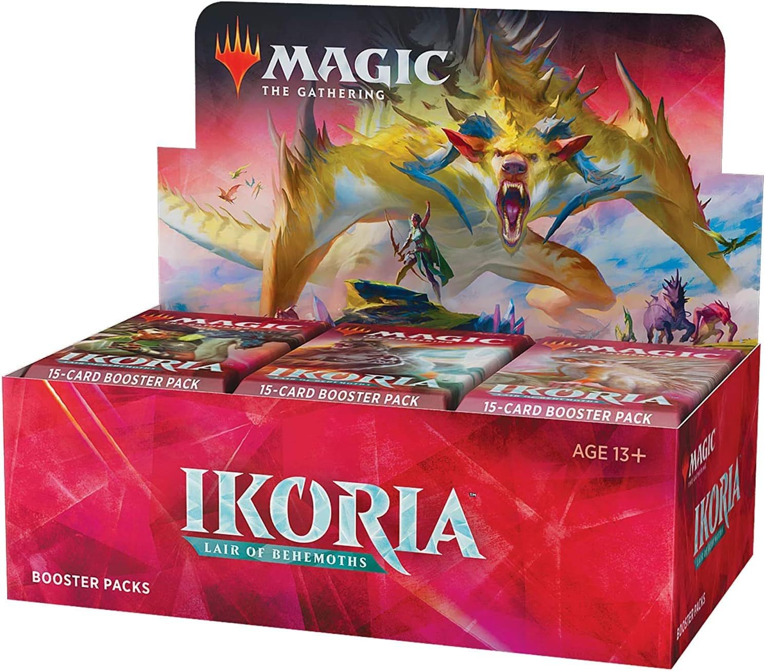 Magic the Gathering Sammelkarte Ikoria: Lair of Behemoths Draft Booster Display Englisch, Includes 36 Booster Packs