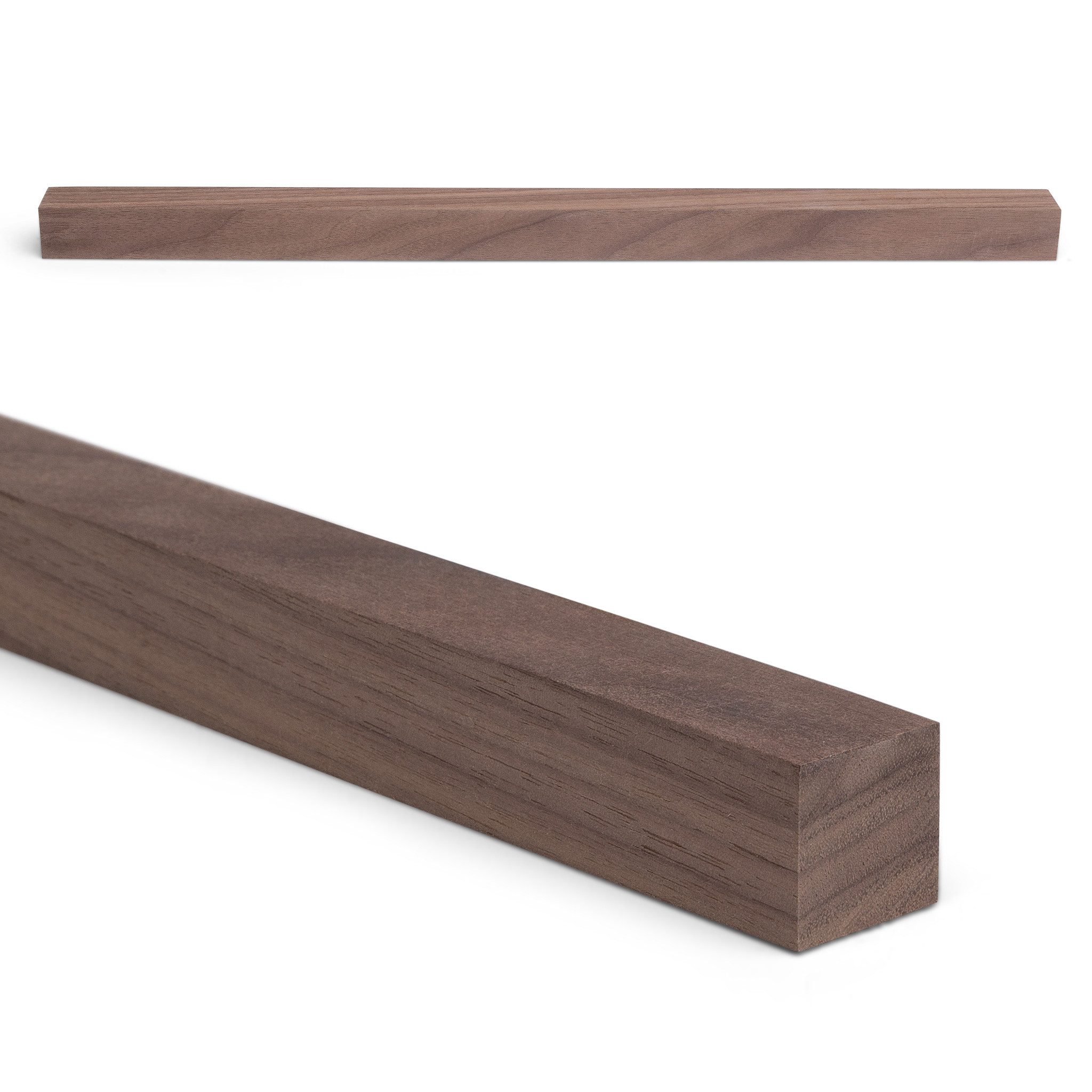 Woodsellers Kantholz Holzleiste - Nussbaum gehobelt - 25 x 25 x 1000 mm, (1-tlg), Woodsellers - Massivholzleiste - Nussbaum gehobelt - 25x25x1000mm