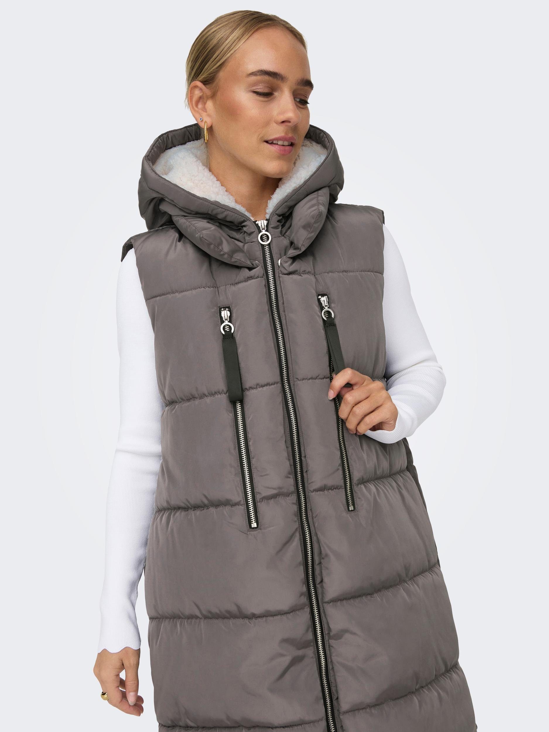 Supergünstiger Preis, große Veröffentlichung ONLY Steppweste ONLNEWNORA PUFFER WAISTCOAT CC Kitten Plum OTW