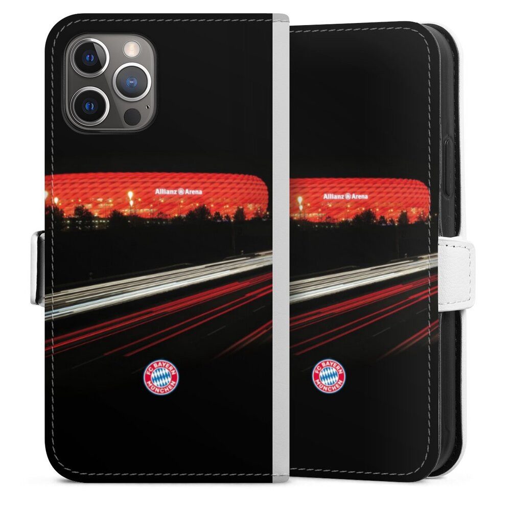 DeinDesign Handyhülle FC Bayern München FCB Stadion FC Bayern München Allianz Arena, Apple iPhone 12 Pro Hülle Handy Flip Case Wallet Cover