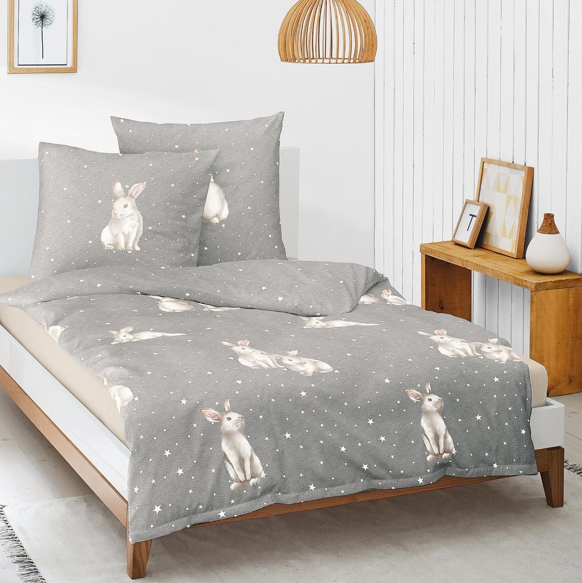 Irisette Bettwäsche Irisette Biber Bettwäsche Dublin 8026-11 Hase Schneehas günstig online kaufen