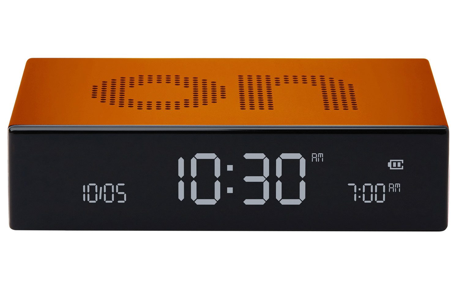 Lexon Quarzwecker DigitalFlip Premium Orange günstig online kaufen