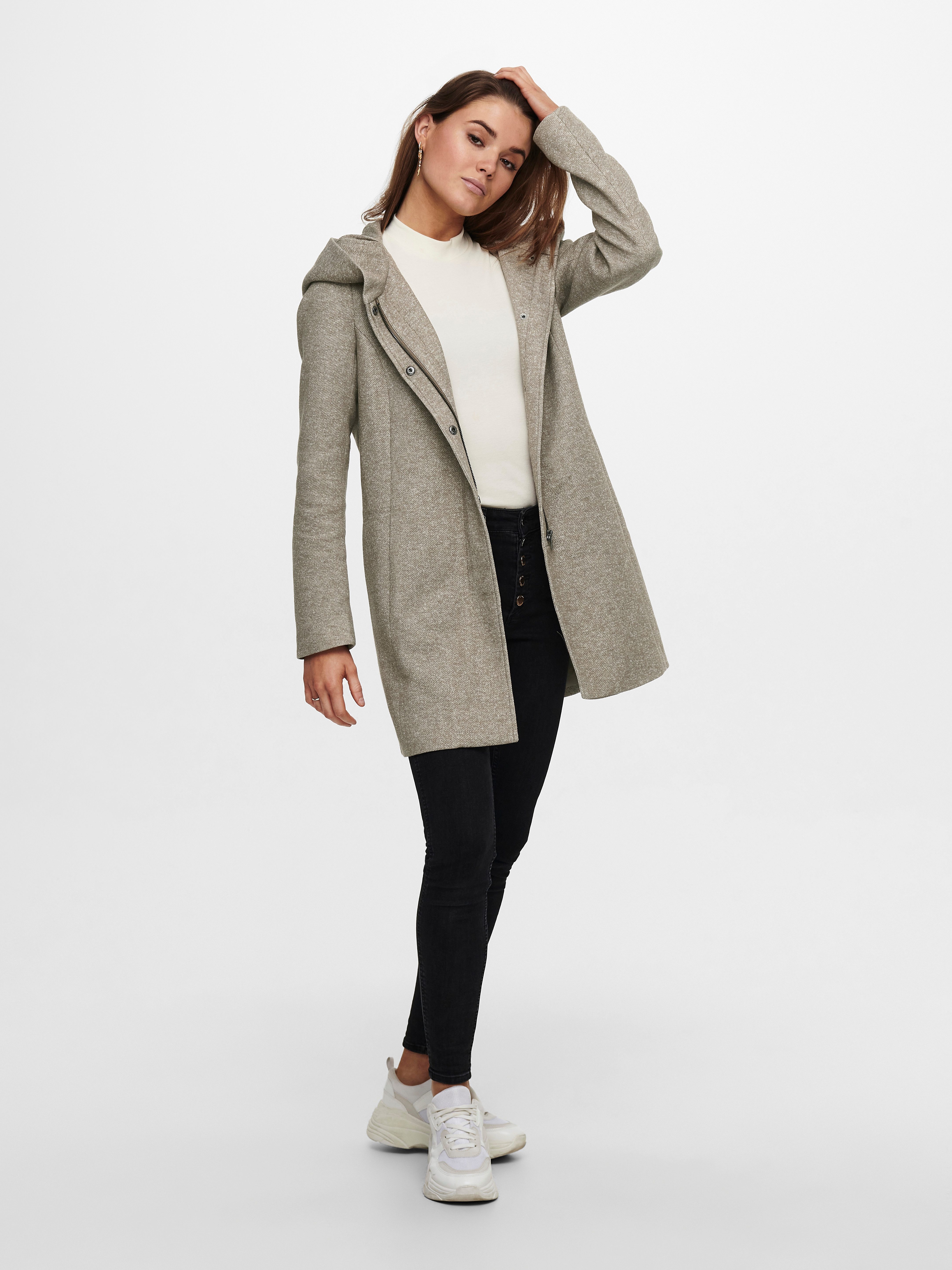 ONLY Langjacke ONLSEDONA LIGHT COAT OTW NOOS in melierter Optik günstig online kaufen