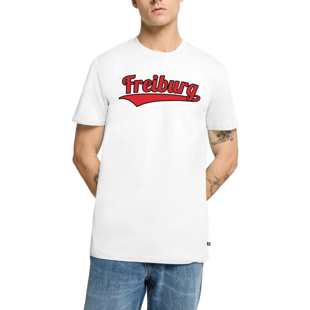 Spreadshirt T-Shirt Freiburg Fußball Fan Breisgau Männer Premium T-Shirt (1-tlg)