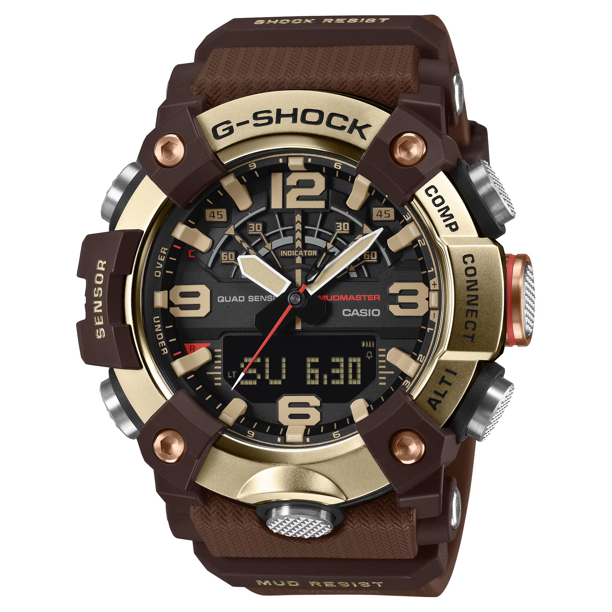 CASIO G-SHOCK Multifunktionsuhr Herrenuhr G-Shock MASTER OF G MUDMASTER