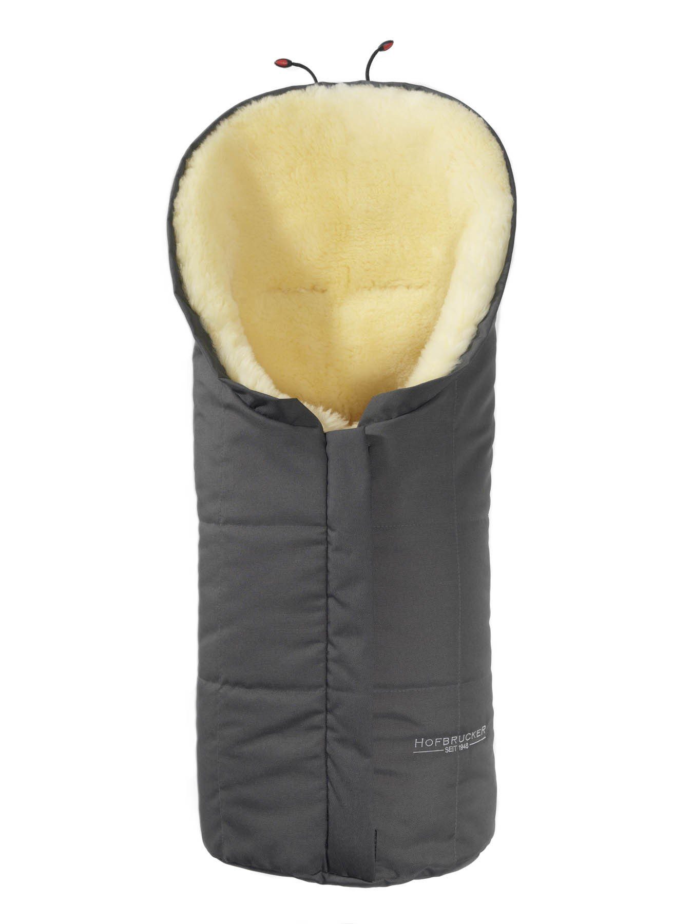 Fußsack Hofbrucker Lammfell-Fußsack Eskimo für Babyschale, Kinderwagen und Buggy