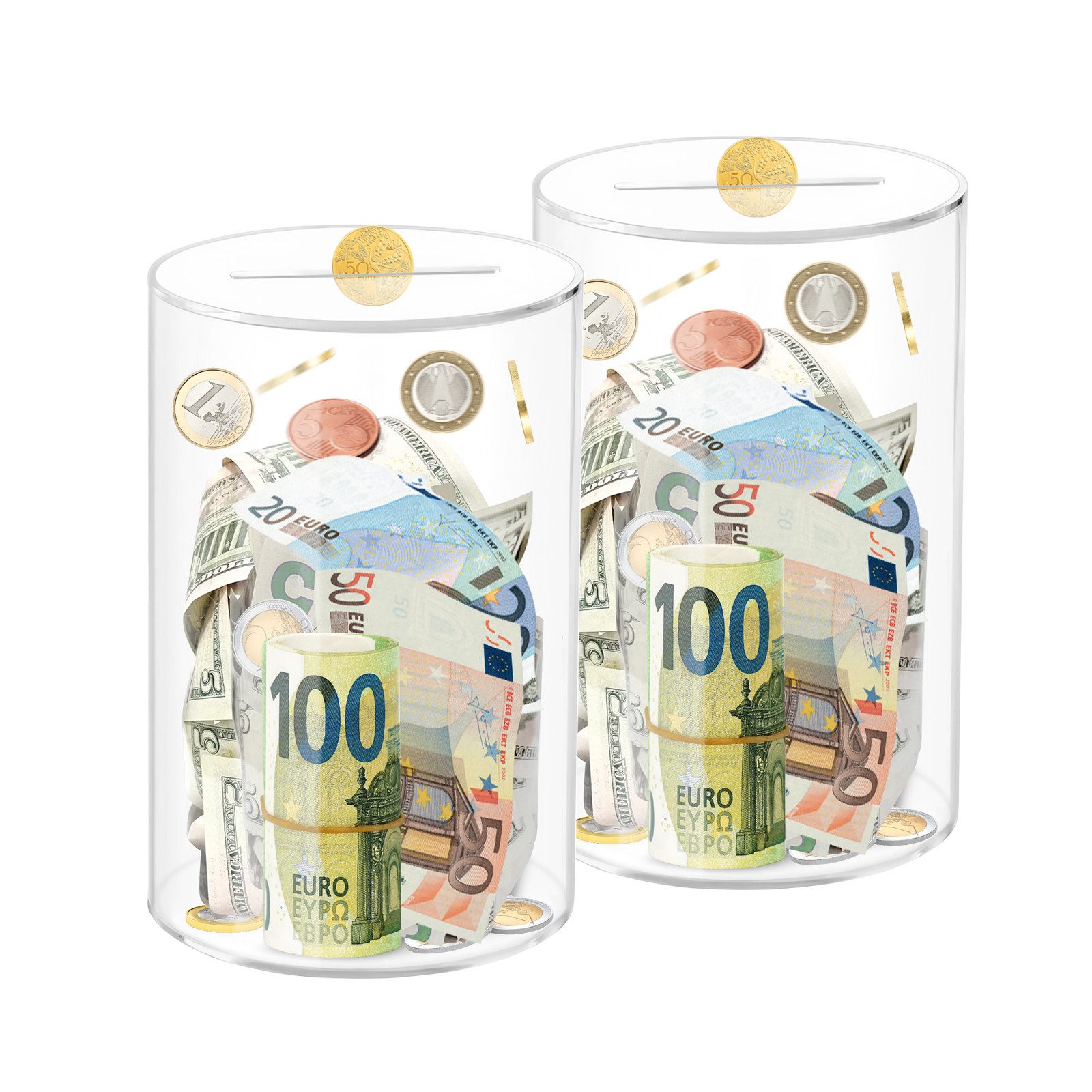 BlingBin Spardose Acryl-Spardose für Erwachsene zum günstig online kaufen