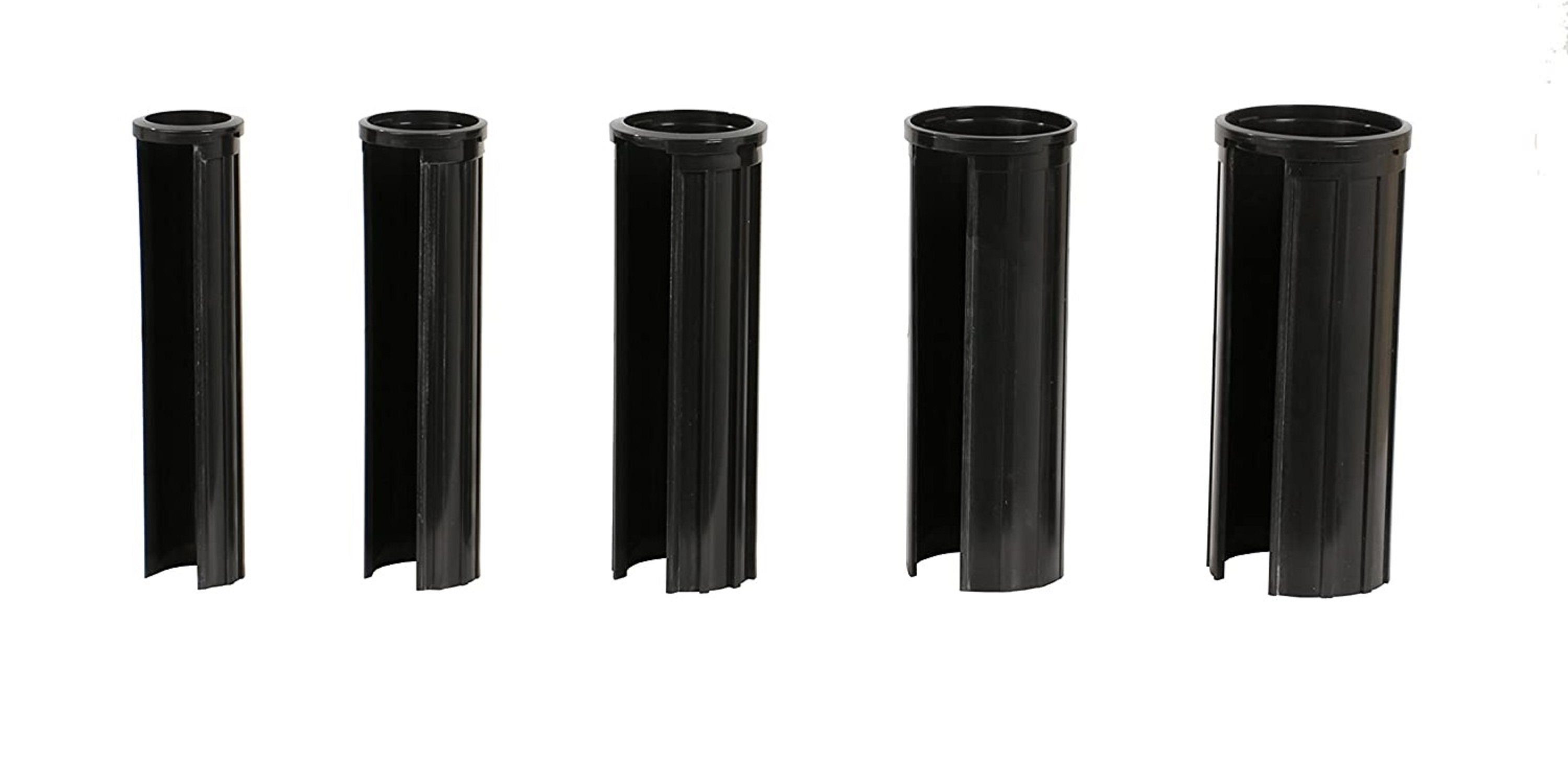 doppler® Rohr-Reduziereinsatz XXL Reduzierringe für Sonnenschirm Ständer Schirmständer, 15 cm lang