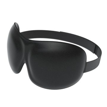 EAZY CASE Schlafmaske Unisex Schlafmaske, Schlafbrille ergonomisch 3D Augenbinde Reise Maske Blickdicht Schwarz