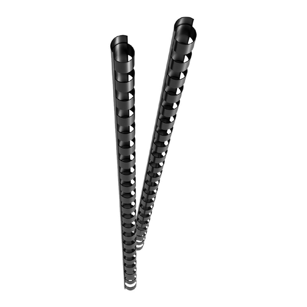 GENIE Drahtbindegerät Spiralbinderücken Plastikbinderücken DIN A4 6 mm schwarz