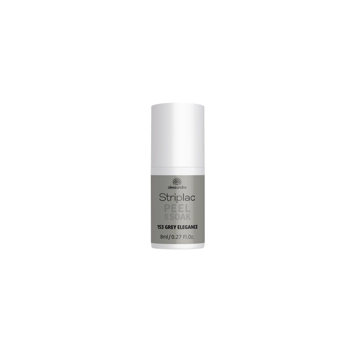alessandro international Nagellack Alessandro Striplac Peel or Soak 153 Grey Elegance 8 ml