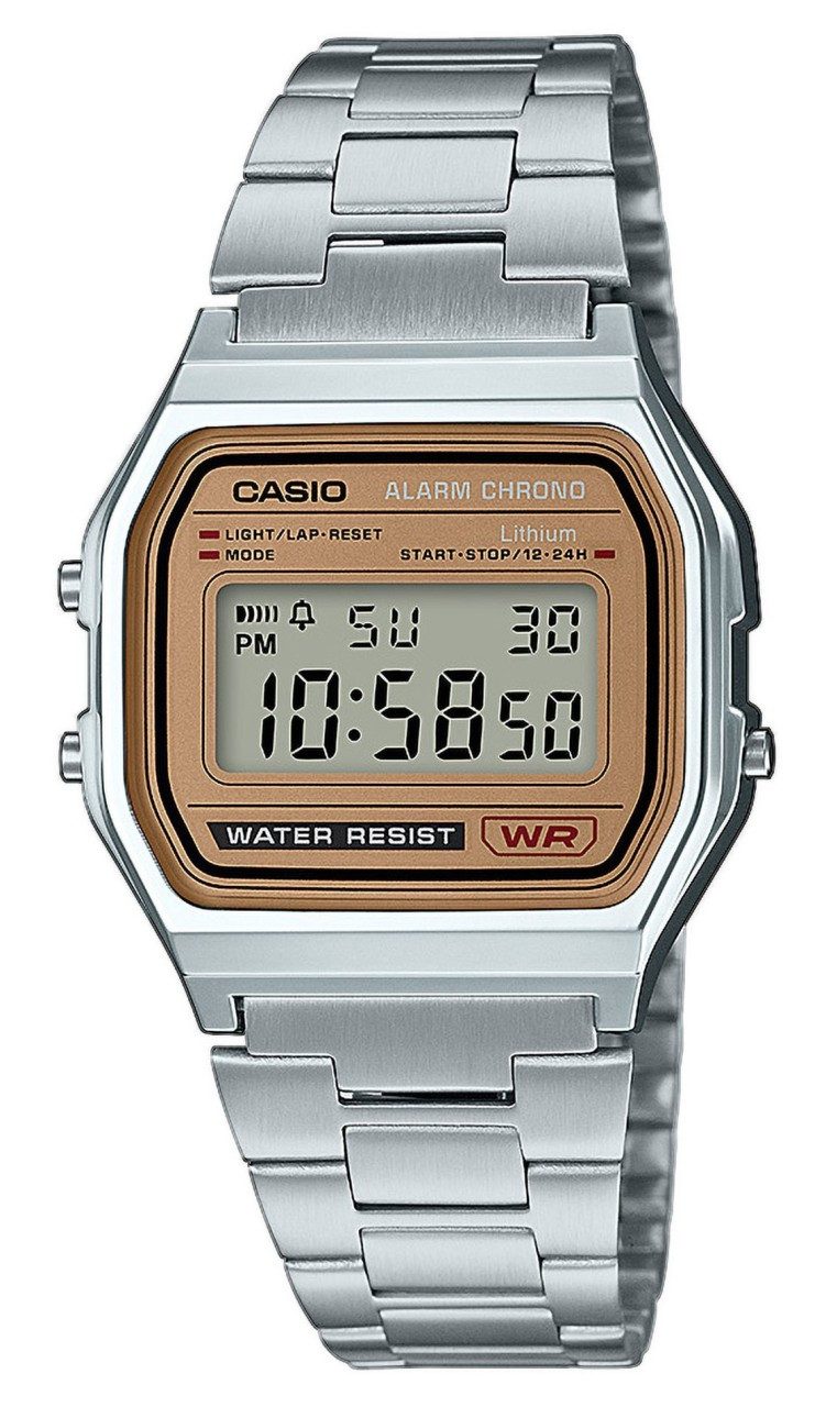 CASIO VINTAGE Chronograph A158WEA-9EF, Quarzuhr, Armbanduhr, günstig online kaufen