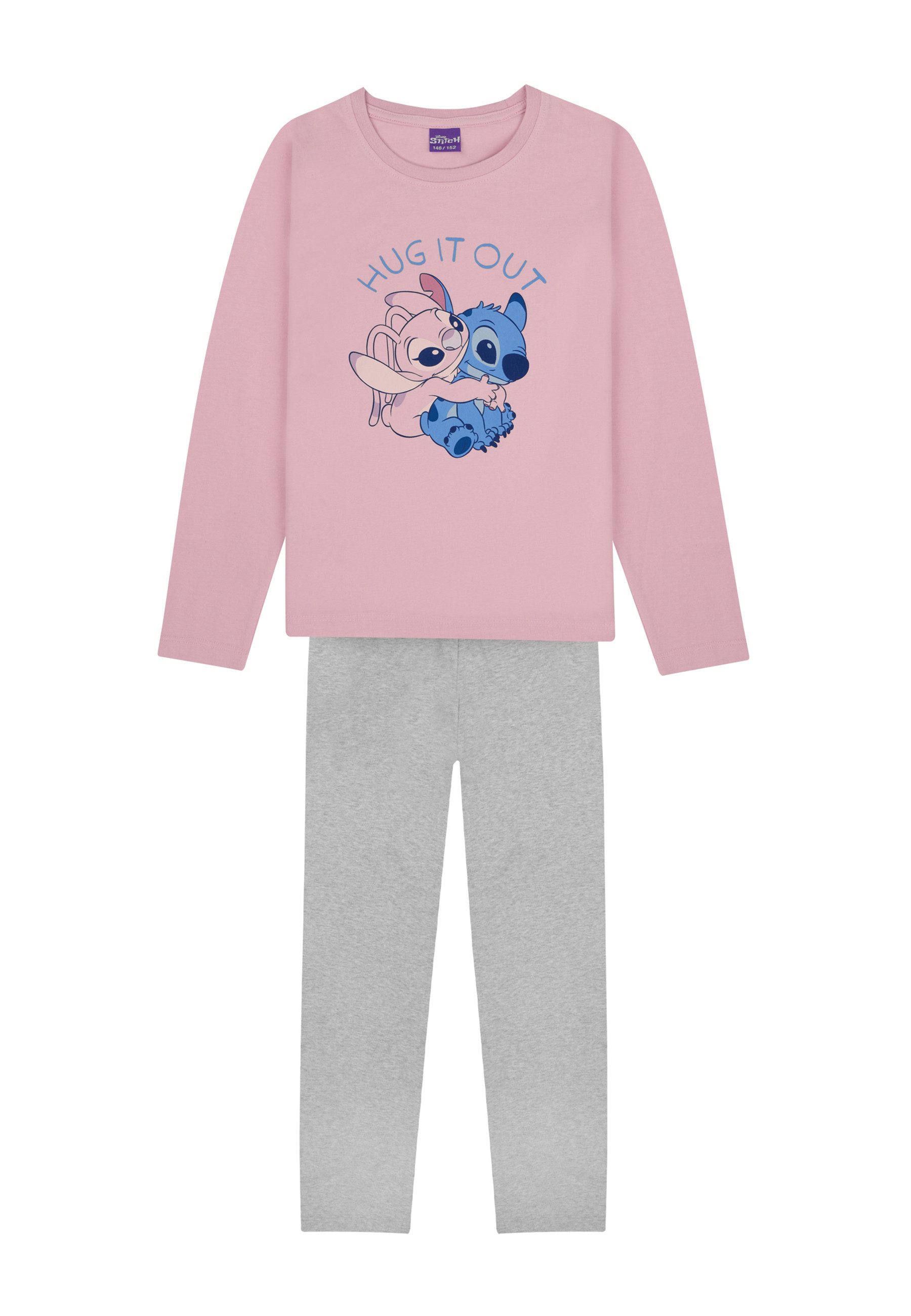 ONOMATO! Schlafanzug Kinder Mädchen Pyjama Schlaf-set (2 tlg)