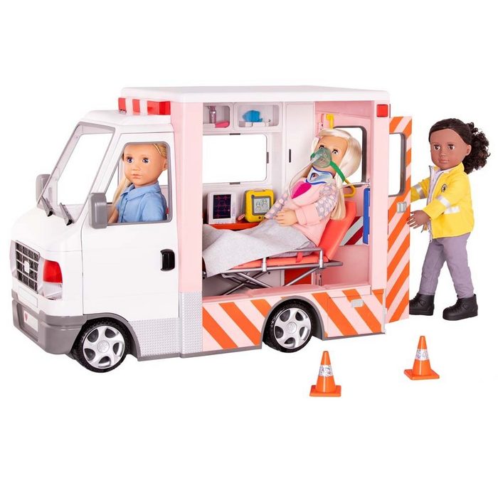 Our Generation Puppen Accessoires-Set Rettungswagen mit Accessoires