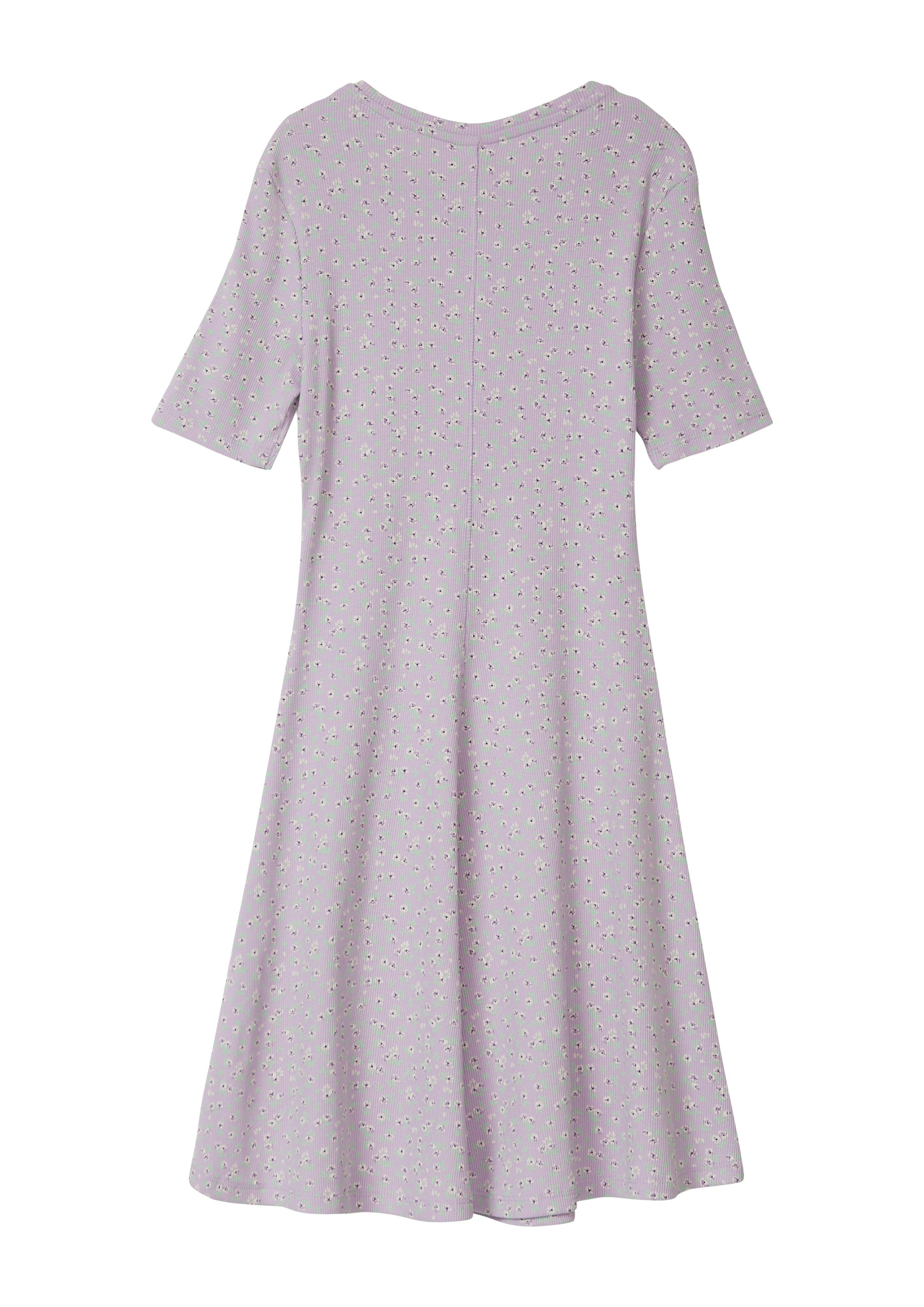 s.Oliver Junior Druckkleid mit floralem Minimalprint – Bild 2 von 2