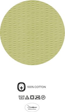 Bettwäsche Adam, Biberna, Soft-Seersucker, 2 teilig, 100% Baumwolle, bügelfrei, mit Reißverschluss, ganzjährig einsetzbar