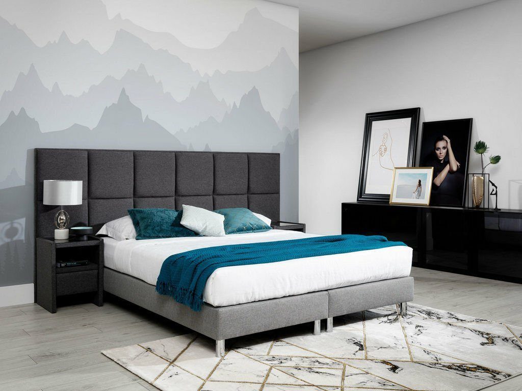 Schlafzimmer Luxus-Doppel-Hotelbett im Bett, 80/160x200 Ehe JVmoebel cm