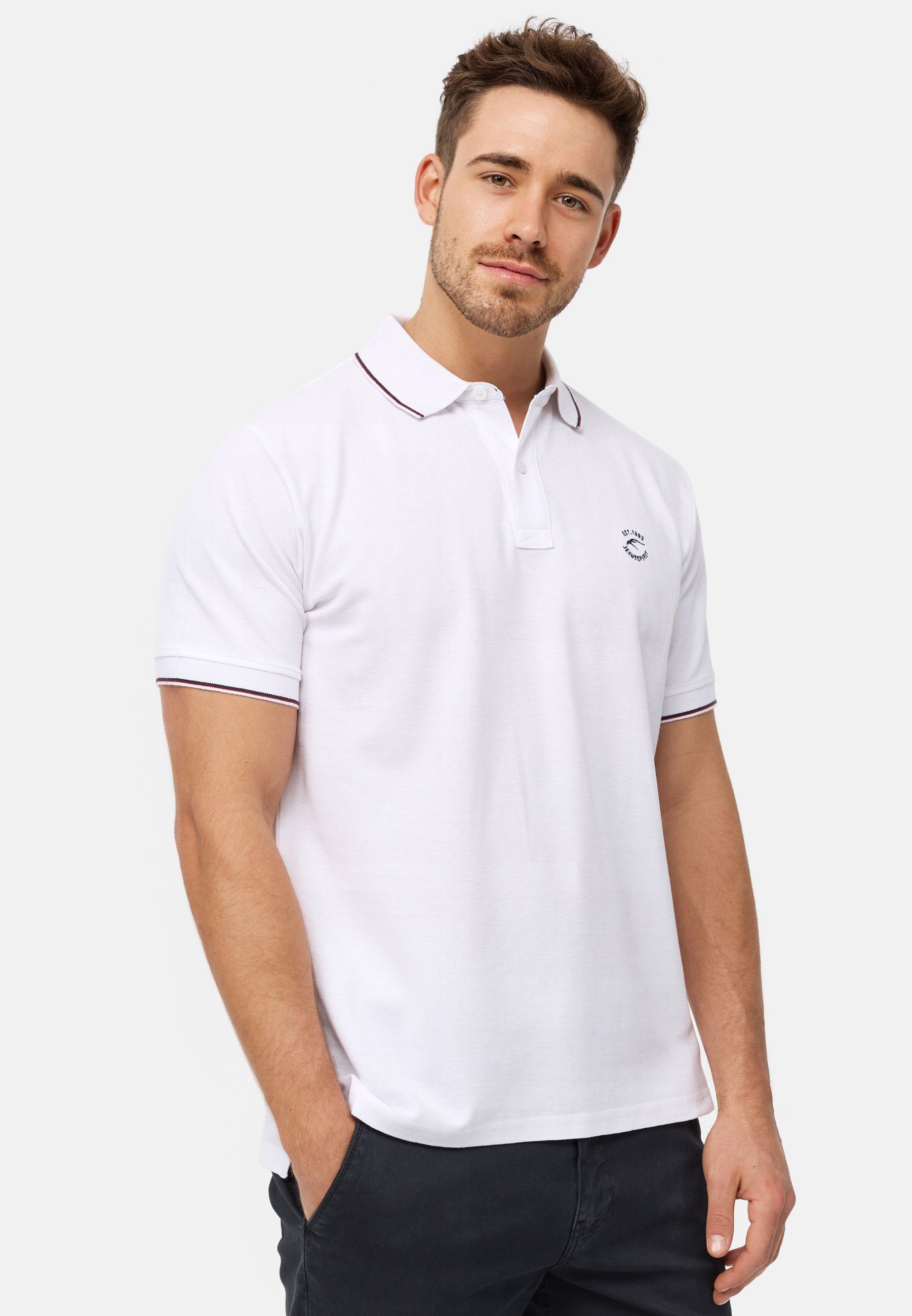 Indicode Poloshirt Herren Wallo Polo Shirt Herrenshirt 100% Baumwolle