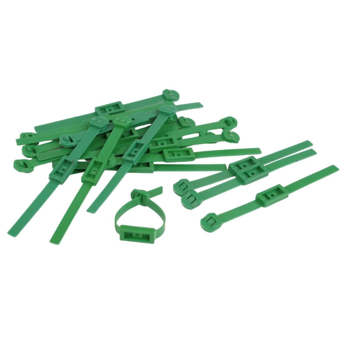 Rankhilfe Pflanzenbinder Schnellbinder 13,5cm Binder Anbinder 19Stk. Befestigung, 19 St., wetterbeständig