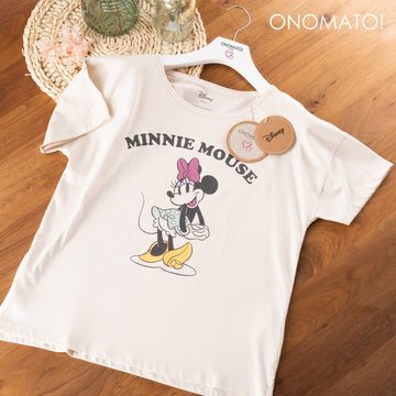 ONOMATO! T-Shirt Minnie Mouse kurzarm T-Shirt Cradle to Cradle