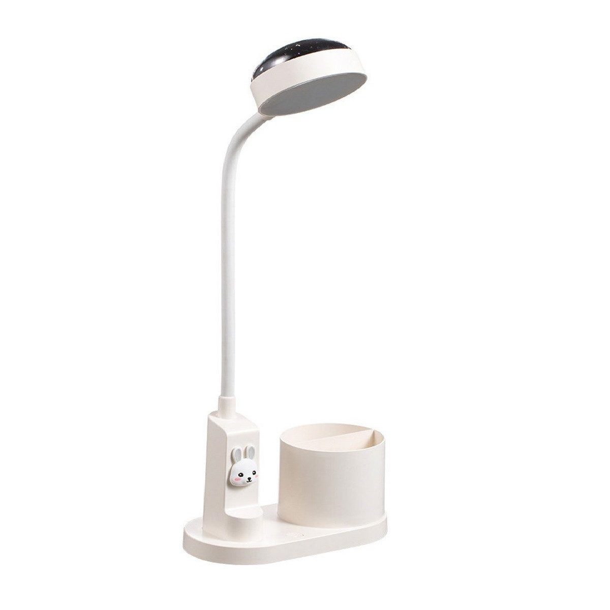 DOPWii LED Schreibtischlampe LED-Stifthalterleuchte, dimmbare Projektion verstellbarer Lichtmast