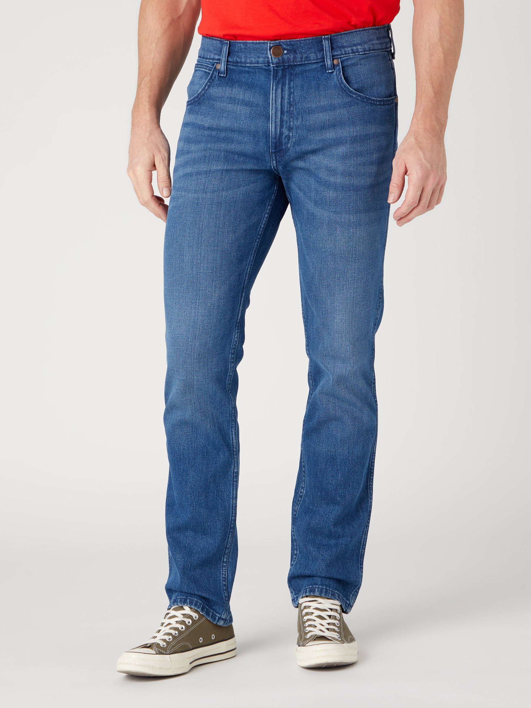 W15QAG42A aries Wrangler 5-Pocket-Jeans blue WRANGLER GREENSBORO
