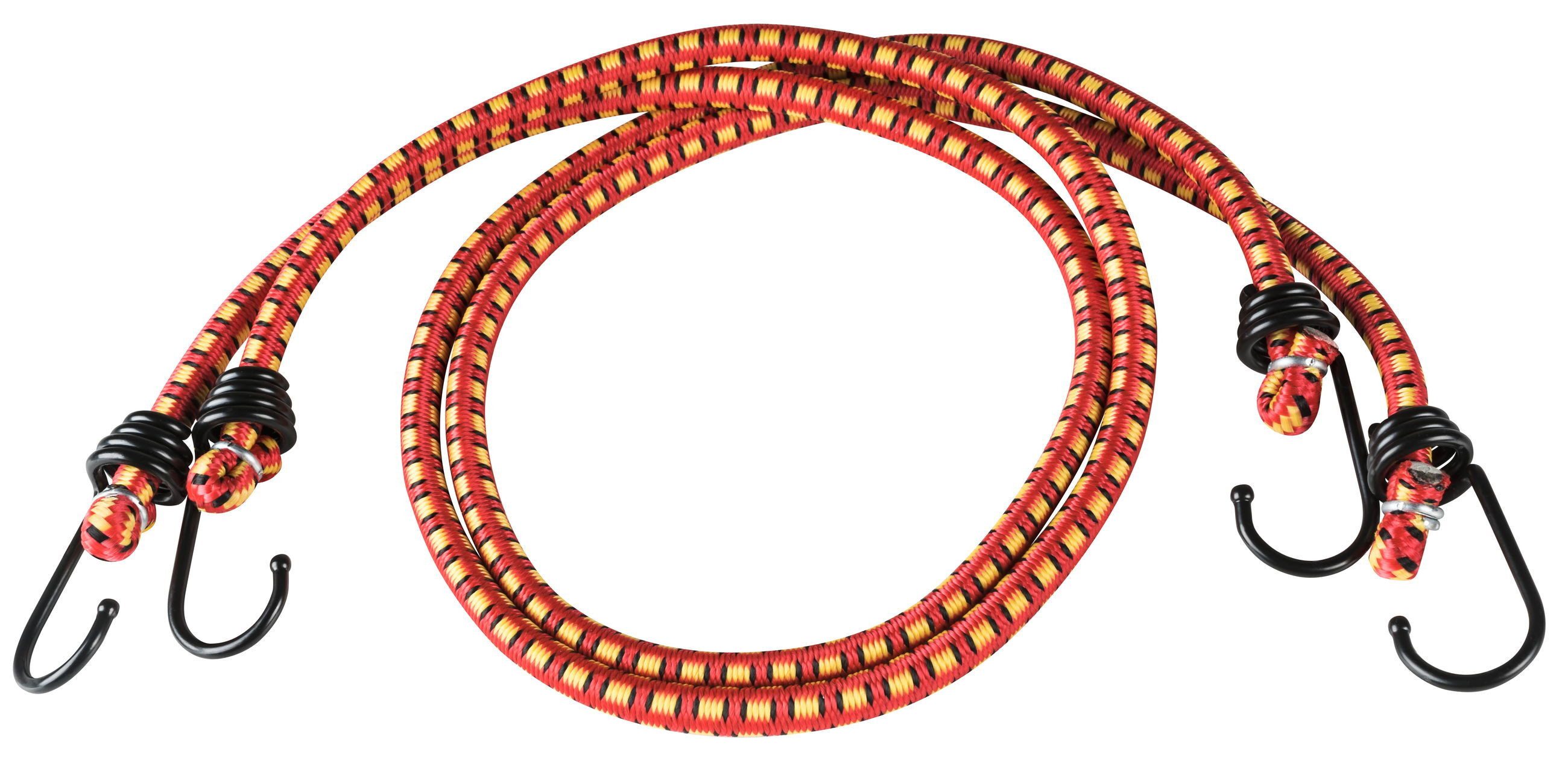 WALSER Gepäckgurt Gepäckspanner 80 cm 2 Stück rot, (2 Stück, 2-tlg)