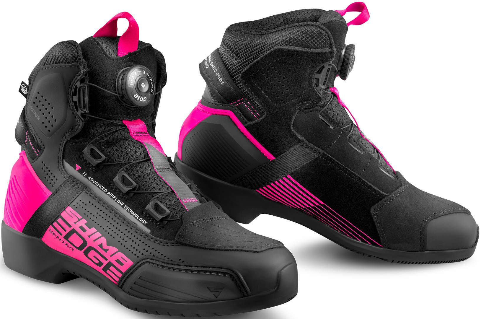SHIMA Edge Vented Damen-Motorradschuhe Motorradstiefel perforiert